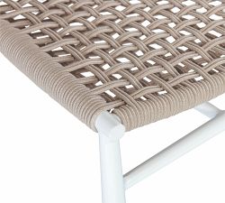 Rosanne Metal &amp; Rope Outdoor Accent Chair
