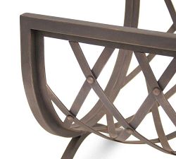 Iron Weave Firewood Holder