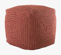 Lane Handwoven Outdoor Pouf