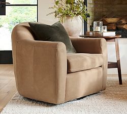 Gideon Leather Swivel Chair