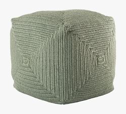 Lane Handwoven Outdoor Pouf