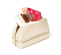 Tearny Vegan Leather Travel Cosmetic Case