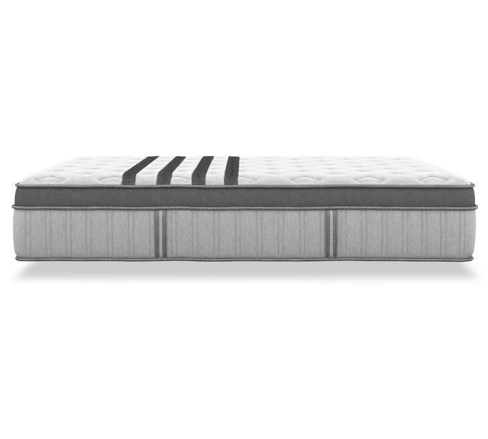 Side profile of a Leesa mattress showing height and construction lines