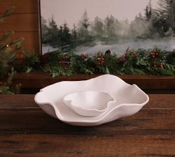 Nube Outdoor Organic Edge Bowl with Dip