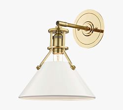 Jocelyn Flared Enamel Sconce (11'')