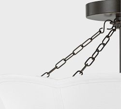 Rosy Round Flush Mount (19")