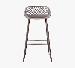 Adara Metal Outdoor Bar &amp; Counter Stools, Set of 2