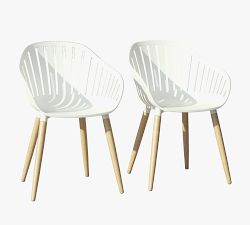 Chambers 7-Piece Rectangular Dining Table Set - White