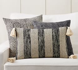 Mojave Charcoal Pillow Cover Set