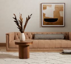 Terri Round Pedestal End Table