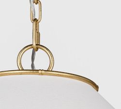 Aliana Metal Round Pendant (22&quot; - 28&quot;)