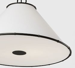 Aliana Metal Round Pendant (22" - 28")