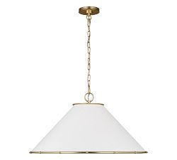 Aliana Metal Round Pendant (22&quot; - 28&quot;)