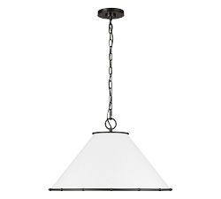 Aliana Metal Round Pendant (22&quot; - 28&quot;)