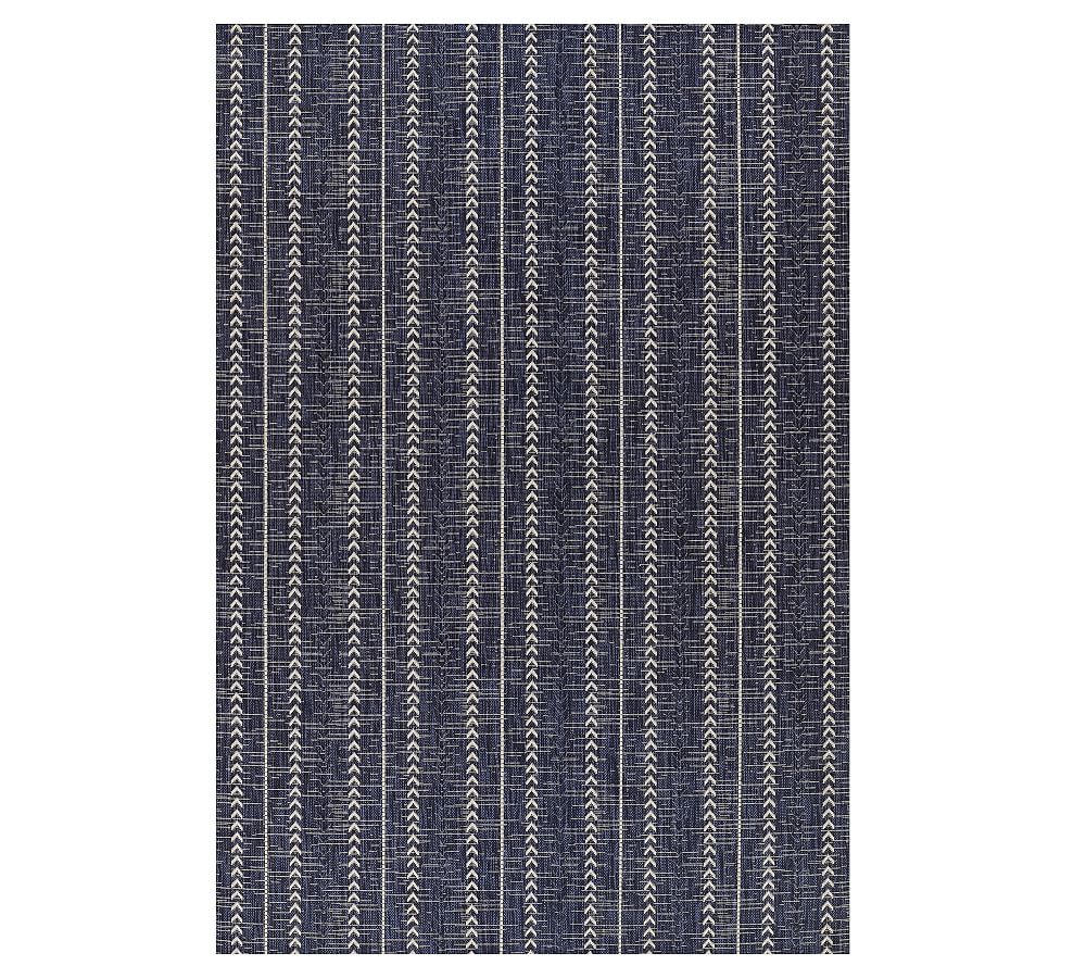 Ayra Performance Outdoor Rug - 8' x 10', Navy