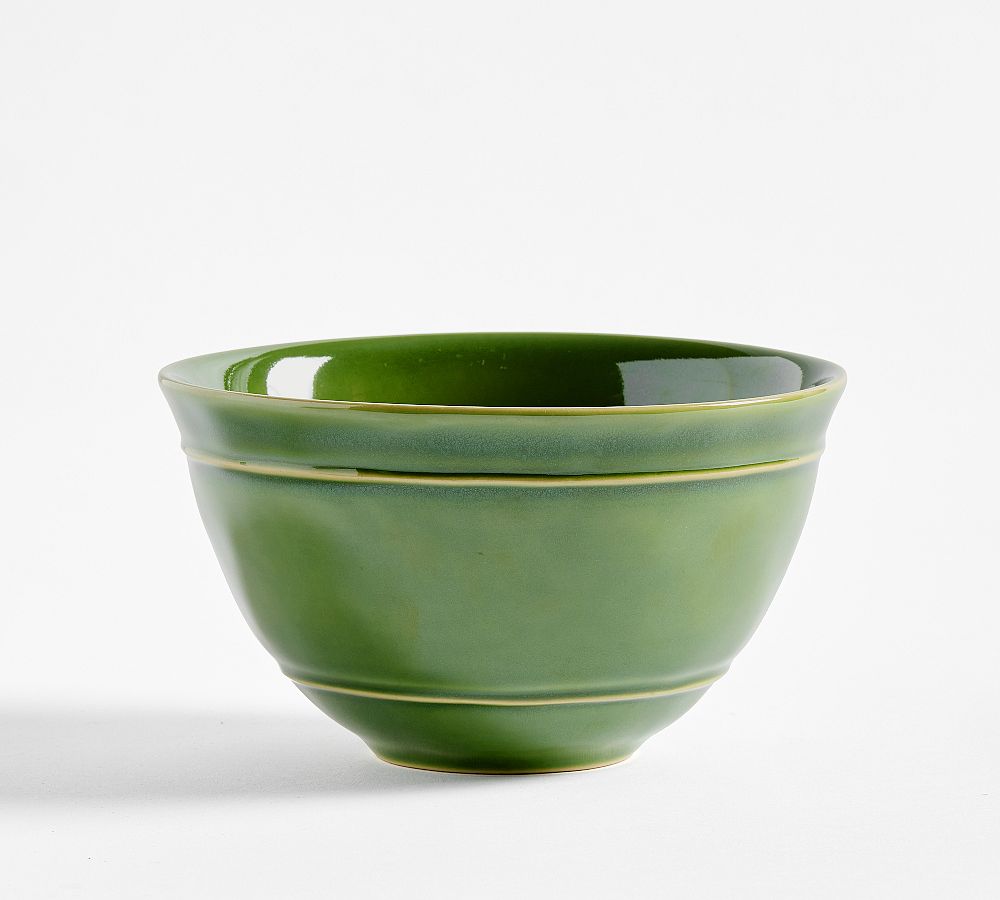 Cambria Handcrafted Stoneware Cereal Bowls - Set of 4 - Set of 4 - Green