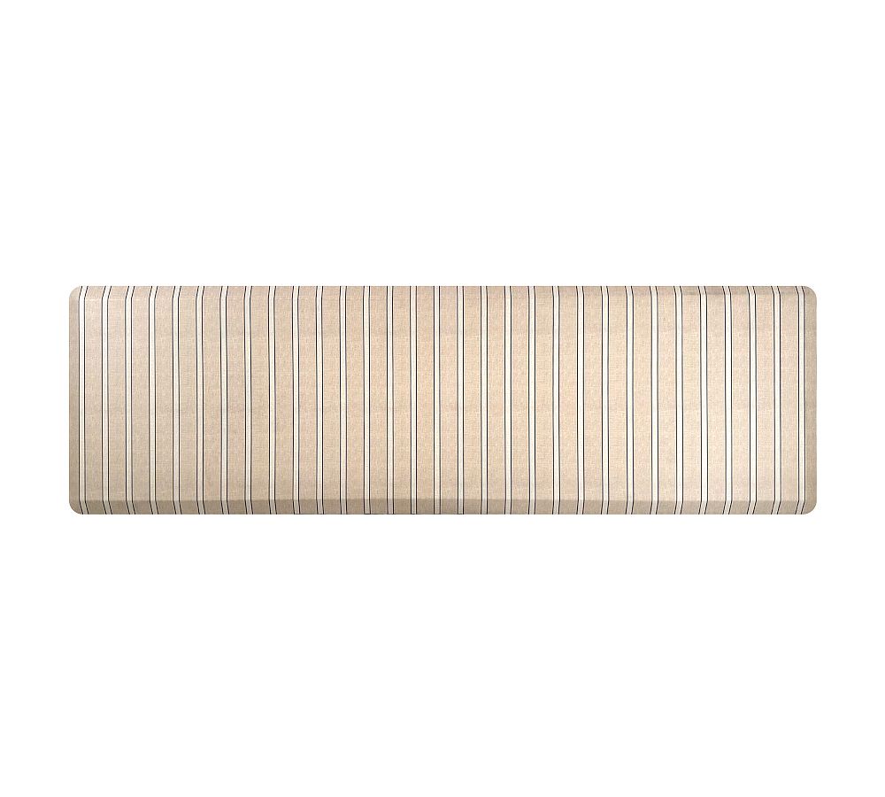 Matterly Happy Feet Ticking Striped Anti-Fatigue Mat (22" x 72")