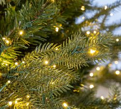 Pre-lit Faux Natural Cut Portland Pine