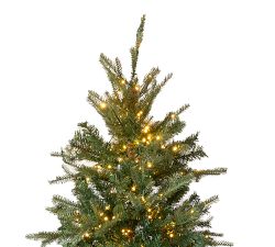 Pre-lit Faux Natural Cut Portland Pine