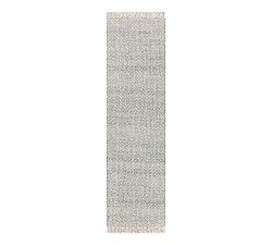 Open Box: Wheatley Synthetic Rug with Anti-Slip Backing, 2.5' x 9' - Chambray Multi