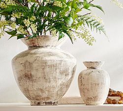 Rustic Brush Strokes Vase
