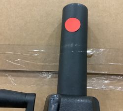 Open Box: 9' Round Outdoor Umbrella with Aluminum Tilt Pole - Sunbrella® Black, Black Pole