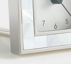 Faux Pearl Clock