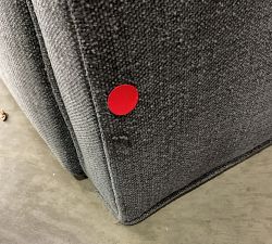 Open Box: Tyler Roll Arm Upholstered Tall Recliner without Nailheads (42") - Performance Casual Chenille Charcoal, Espresso