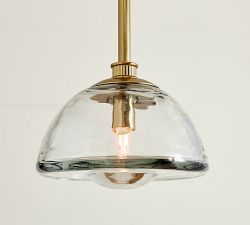 Beck Cast Glass Round Pendant (7"-10")