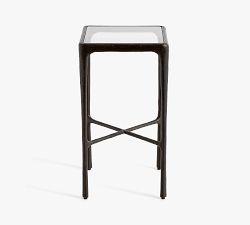 Bodhi Square Glass Accent Table (12")