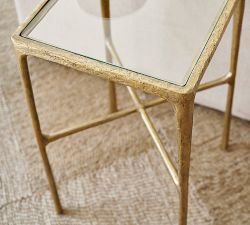 Bodhi Square Glass Accent Table (12")