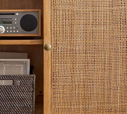 Channing Cane Storage Cabinet Console (72")