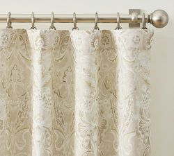 Golden Haze Printed Blackout Curtain