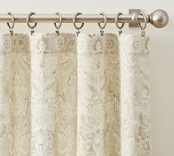 Golden Haze Printed Curtain