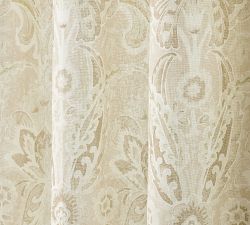 Golden Haze Printed Curtain