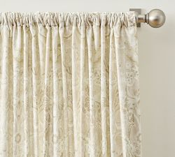 Golden Haze Printed Curtain