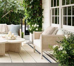 Marina Cane Outdoor Lounge Chair