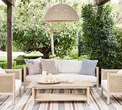 Marina Cane Outdoor Sofa (76")