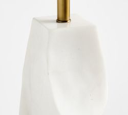 Matilda Twisted Marble Table Lamp (26")