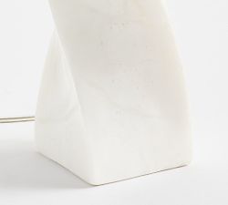 Matilda Twisted Marble Table Lamp (26")