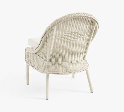 LoveShackFancy Wicker Outdoor Dining Side Chair