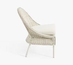 LoveShackFancy Wicker Outdoor Dining Side Chair