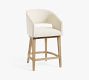 Baldwin Upholstered Swivel Stool