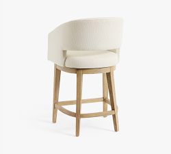 Baldwin Upholstered Swivel Stool