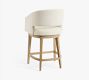 Baldwin Upholstered Swivel Stool
