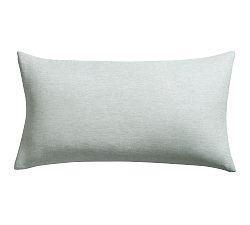 Open Box: Classic Belgian Flax Linen Knife Edge Sham, King, Set of 2 - Mineral Blue