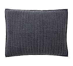Open Box: Honeycomb Quilted Sham, Standard, Set of 2 - Midnight