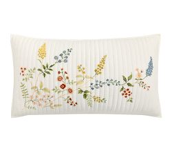 Spring Floral Bouquet Quilted Sham