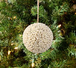Pearl Beaded Ball Ornament