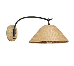 Frannie Iron Swing Arm Sconce (10")